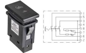 MATERIAL ELECTRICO 371090 - PULSADOR FARO TRASERO SDF PNEUTRON