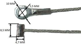 MATERIAL ELECTRICO 5188227 - CABLE ACELERADOR  LT. 780 MM