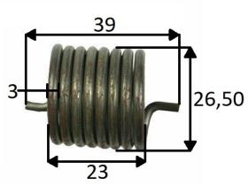 MATERIAL ELECTRICO 530021180 - MUELLE ARRANQUE HSQ136,141,137E,142E,235E,236E,240E JONSERED