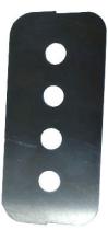 MATERIAL ELECTRICO 760109-4 - TAPA  PARA 760105 4 TALADROS Ø 12 MM