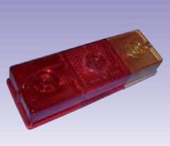 MATERIAL ELECTRICO T-401-1CI - PLASTICO PILOTO JHD SERIE 30 IZQ. TRASERO ESTR.