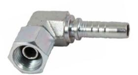 HIDRAULICA 0404FSPCF - CODO 90º T/L. 1/4 GAS BSP MANGUERA 1/4 COMPACTO