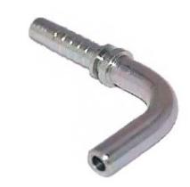 HIDRAULICA 0515LLF - RACORD TUBULAR 5/16 TUBO Ø15  CODO 90º SERIE DIN LIGERA