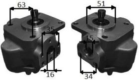 HIDRAULICA 10A9X913YA - BOMBA HIDRAULICA YANMAR 9 CC DER Z12