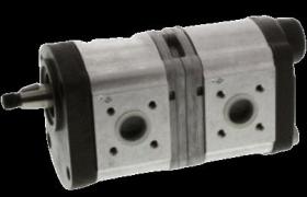HIDRAULICA 1328655C91 - BOMBA HIDRAULICA DOBLE IZQ. 8+8  SALIDA TRASERA