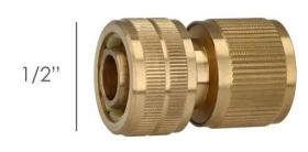 HIDRAULICA 202102001 - ENCHUFE RAPIDO PARA MANGUERA A HEMBRA 1/2 LATON