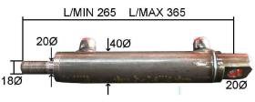 HIDRAULICA 2032100E - CIL. VAST.20, CAM. 32, CARR. 100