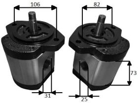 HIDRAULICA 20A20X012FO - BOMBA HIDRAULICA FOTON 20 CC IZQ