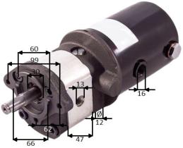 HIDRAULICA 20C5.5X762MF - BOMBA HIDRAULICA DER. 5,5 CC DIRECCION  MFE