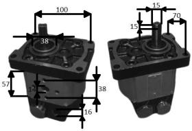 HIDRAULICA 20C6X023VFO - BOMBA HIDRAULICA DIRECCION FOTON 6 CC DER Z04