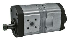 HIDRAULICA 22A8.2-8.2X403 - BOMBA HIDRAULICA DOBLE CASE ( 8.2+8.2) SALIDAS TRASERAS