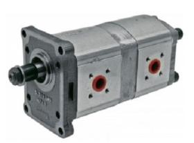 HIDRAULICA 22C15X06715X066 - BOMBA HIDRAULICA DOBLE DER G2 15+15 L.