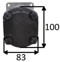 HIDRAULICA 22C2514X834VE - BOMBA HIDRAULICA DOBLE CNH 25 CC + 24 CC