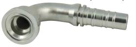 HIDRAULICA 2432BR6F - CODO 90º BRIDA SAE 6000 PSI Ø79,6 MANGUERA 1º1/2 (38MM)