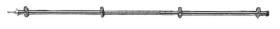 HIDRAULICA 250610 - TUBO INOX 1/2 120 CM 5 SALIDAS 1/4