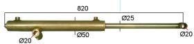 HIDRAULICA 2540330DV - CIL.VAS. 25 CAM. 40-50 CARR.330 ESPECIAL DOBLE VAST.