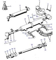 HIDRAULICA 3401254M91 - CILINDRO DIRECCION AGCO