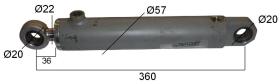 HIDRAULICA 803890 - CILINDRO DIRECCION FIAT