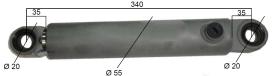 HIDRAULICA 804130 - CILINDRO DIRECCION T2 171SIMPLE EFECTO