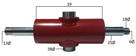 HIDRAULICA 804535 - CILINDRO DIRECCION CASE