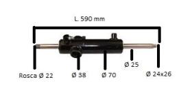 HIDRAULICA 804536 - CILINDRO DIRECCION CASE