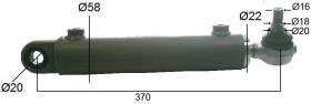 HIDRAULICA 804560 - CILINDRO DIRECCION FIAT 45/66