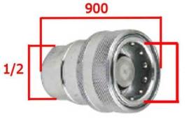 HIDRAULICA 808160 - ENCHUFE HEMBRA 1/2 ROSCA 18X150 FASTER