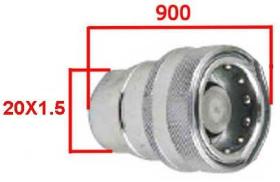 HIDRAULICA 808180 - 80816 ENCHUFE HEMBRA 1/2 ROSCA 18X150 FASTER