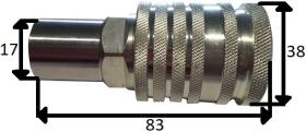 HIDRAULICA 812175 - ENCHUFE HEMBRA 3/4 JIC