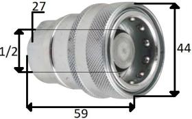 HIDRAULICA 813840 - ENCHUFE RAPIDO FRENO 1/2 GAS HEMBRA