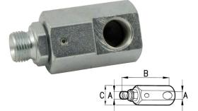 HIDRAULICA 817559 - RACOR GIRATORIO 90º  1/4