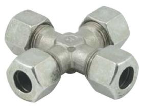 HIDRAULICA 817780 - RACORD INTERMEDIO CRUZ TUBO Ø 12