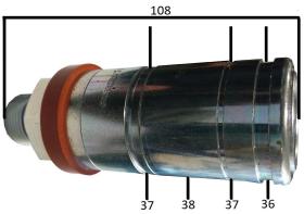 HIDRAULICA 827720 - ENCHUFE HEMBRA H. 1/2 M 22X150 L. 108 MM