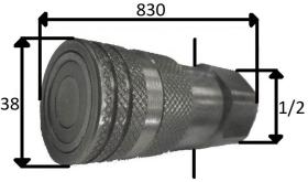 HIDRAULICA 828030 - ENCHUFE RAP. PLANO HEMBRA  3/4  G.