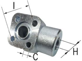 HIDRAULICA 831890 - BRIDA BOMBA BOSCH 40MM Ø3/4