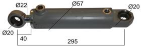 HIDRAULICA 835360 - CILINDRO DIRECCION SDF GOLDEN PLUS AGILE CRONO