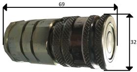 HIDRAULICA FFP1006 - ENCHUFE CARA PLANA 3/8 HEMBRA