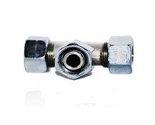 HIDRAULICA TAEL12 - TEE H H H ORIENTABLE CENTRO TUBO DE Ø12 18X150 Sº LIGERA