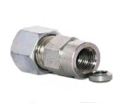 HIDRAULICA UFL08132MA - HEMBRA 1/4 GAS TUBO Ø8 MANOMETRO