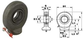 TERCER PUNTO 504850 - ROTULA CON ENGRASADOR Ø20