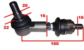 TERCER PUNTO 633210 - ROTULA+AXIAL DIR. L 160 CONO 20-22 R 16X150