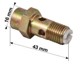 ACCESORIOS 118330 - RACOR CON FILTRO INCORPORADO 14X150 L 43 MM