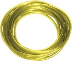 ACCESORIOS 123250 - 5 M. GOMA 6,3X9,3 AMARILLA TRANSPARENTE