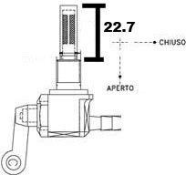 ACCESORIOS 126350 - GRIFO DEPOSITO GASOLINA R. 10X1 Ø7