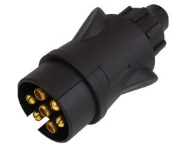 ZACCESORIOS 351800 - ENCHUFE REMOLQUE MACHO 7 VIAS PLASTICO
