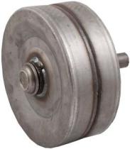 ACCESORIOS 404550 - RUEDA METALICA  Ø 225 GROSOR BULON Ø25 MM.