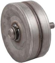 ACCESORIOS 404590 - RUEDA METALICA Ø 300 GROSOR BULON Ø30MM.