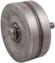 ACCESORIOS 404600 - RUEDA METALICA 300 GROSOR BULON 35MM.