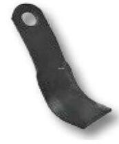 ACCESORIOS 553100 - CUCHILLA DESBROZADOR L. 245 PLETINA 60X8  Ø25,5 LU 66 MM