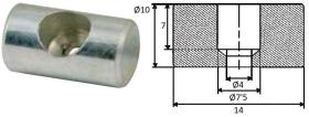 ACCESORIOS 600830 - TOPE CABLE 10X14